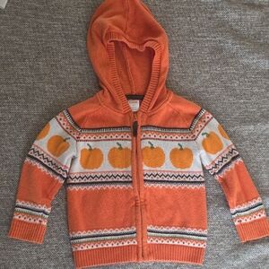 Gymboree Orange Pumpkin Kids Hoodie